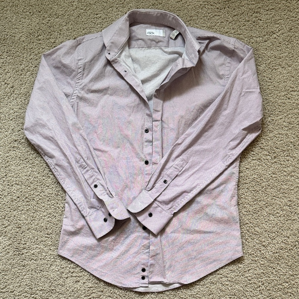 Nordstrom Light Purple Casual Button Down Shirt